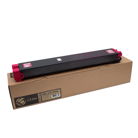 Тонер-картридж БУЛАТ s-Line MX-23GTMA для Sharp MX-1810 (Пурпурный, 10000 стр.), совместимый