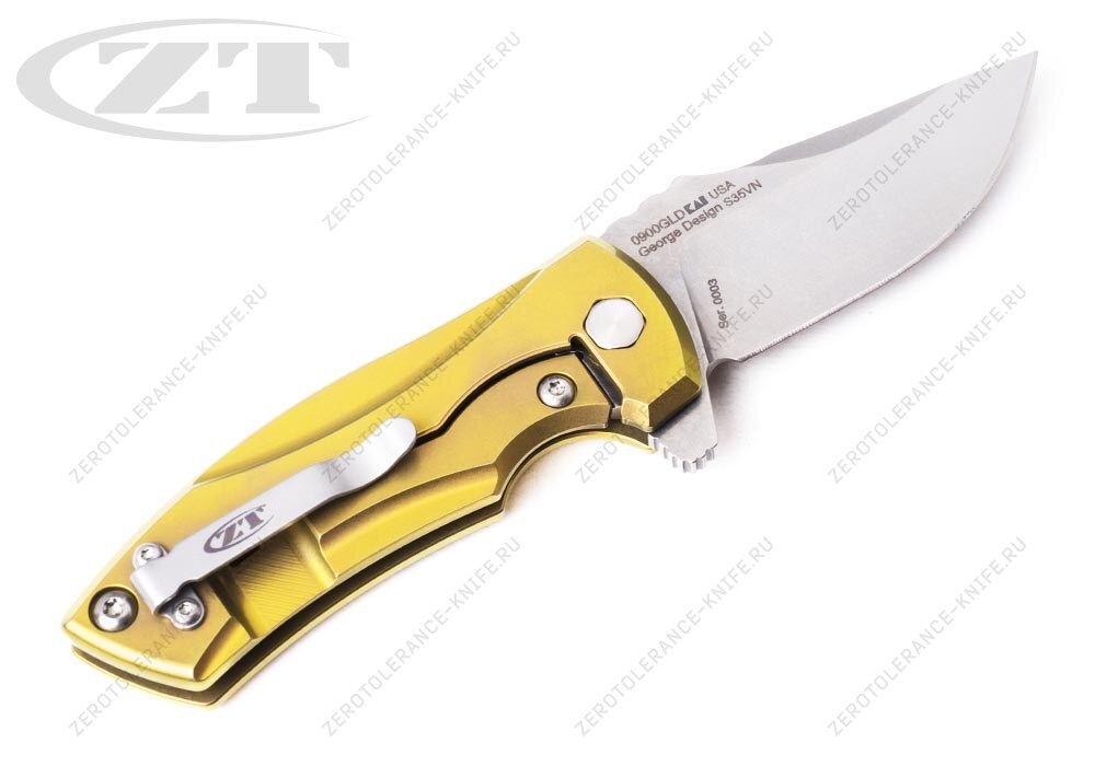 Нож Zero Tolerance ZT0900GLD First 3 - фотография 