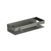 Lemark 9776051 Полка для душа прямая Lemark 300 мм SHELF LINE из нерж. стали с крючками, графит