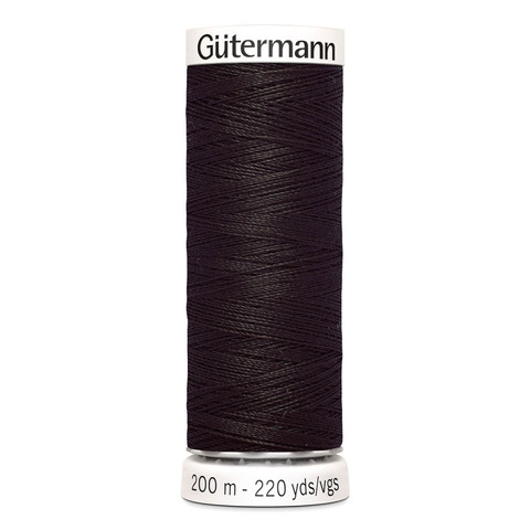Нить Sew-All 200 м, Gutermann, 682 т.т.коричневый