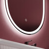 OV45F Зеркало SANCOS "Oval Led", фронтальная подсветка 450х900