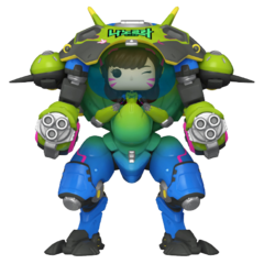 Фигурка Funko POP! Games Overwatch D.Va with Meka (MT) (Exc) 6"