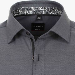 Рубашка Venti Body Fit 103522400-750 из структурной ткани черная