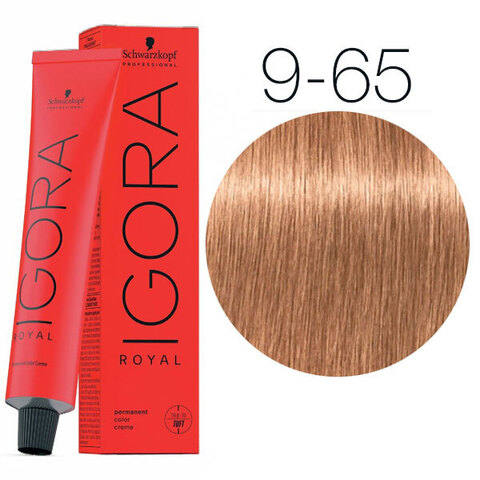 Schwarzkopf Igora Royal New 9-65 (Блондин шоколадный золотистый) - Краска для волос