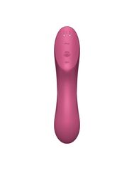 Малиновый вакуум-волновой вибростимулятор Satisfyer Curvy Trinity 3 - 