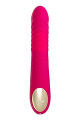 Розовый виброкролик Seri с функцией Up&Down - 22 см. - 