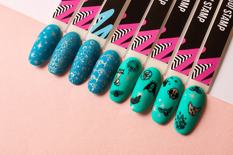 Пластина для стемпинга GO STAMP 035 Dark Magic by @gipikova_nails