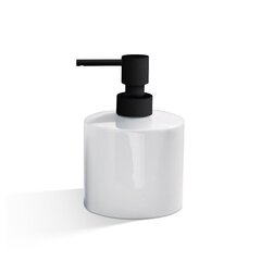 Decor Walther 0844153 Decor Walther DW 520 Дозатор для жидкого мыла, настольный, фарфор, цвет: белый/черный матовый фото