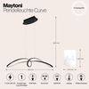 Подвесной светильник Maytoni Curve MOD156PL-L52B4K