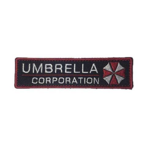 Патч нашивка Umbrella Corporation (Амбрелла) красный кант