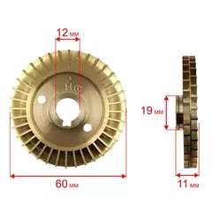 Крыльчатка QUATTRO ELEMENTI G400Ci (771-749-004)