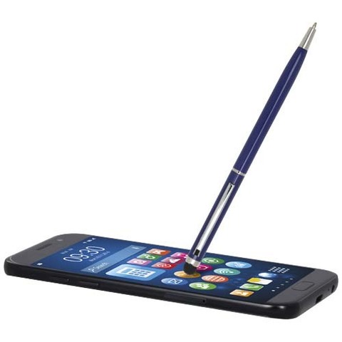 Ore aluminium ballpoint pen with stylus (blue ink)