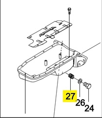 РЕЗЬБА ПРОБКИ ПОДДОНА ДВИГАТЕЛЯ АЛЮМИН. NEXIA, LANOS, LACETTI, AVEO GM