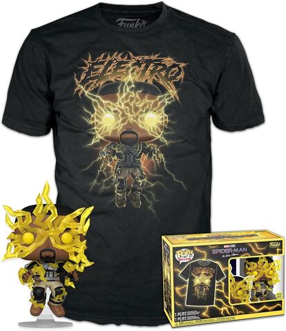Набор Funko POP! Marvel. Spider-Man: Electro (GW Exc) + T-Shirt (XXL)