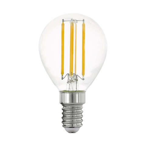 Лампа LED филаментная прозрачная Eglo CLEAR LM-LED-E14 4W 470Lm 2700K P45 11761