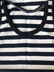 Купить Майка-тельняшка детская с окантовкой (темно-синяя полоса) в Магазине тельняшек