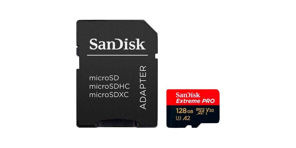 Флеш карта microSDXC 128GB SanDisk Class 10 UHS-I A2 C10 V30 U3 Extreme Pro
