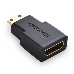 Адаптер UGREEN Mini HDMI Male to HDMI Female Adapter, черный