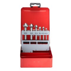 Набор зенковок 90° 6,3-20,5мм DIN335C 3z HSSE-Co5 6шт Ruko 102152E(K)