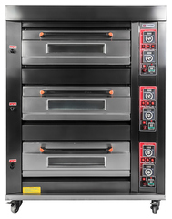 Печь хлебопекарная Miratek BK-39E + каменный под (3 яруса) + пароувлажнение