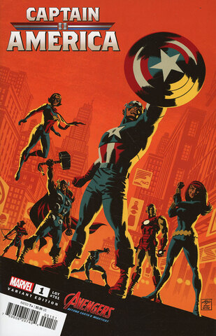 Captain America Vol 10 #1 (Cover B)