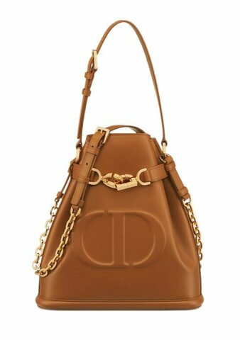 Сумка Dior C'est Dior, модель среднего формата коричневый