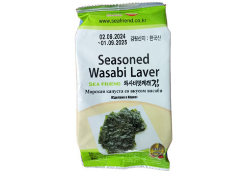 Морская капуста  Seasoned с васаби, 5г