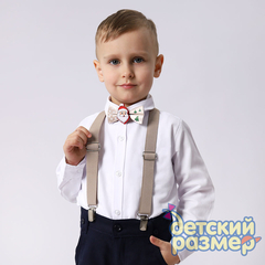 Набор (подтяжки + бабочка) новогодний