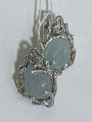 Тамарикс (серьги из серебра)