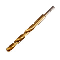 35-5-810 Сверло по металлу 10,0 x 133 мм, заточка 118 градусов, HSS TIN, 6-гранный хвостовик (РемоКолор)