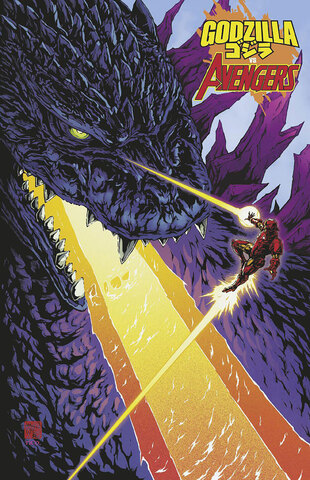 Godzilla vs Avengers #1 (Foil Cover G)