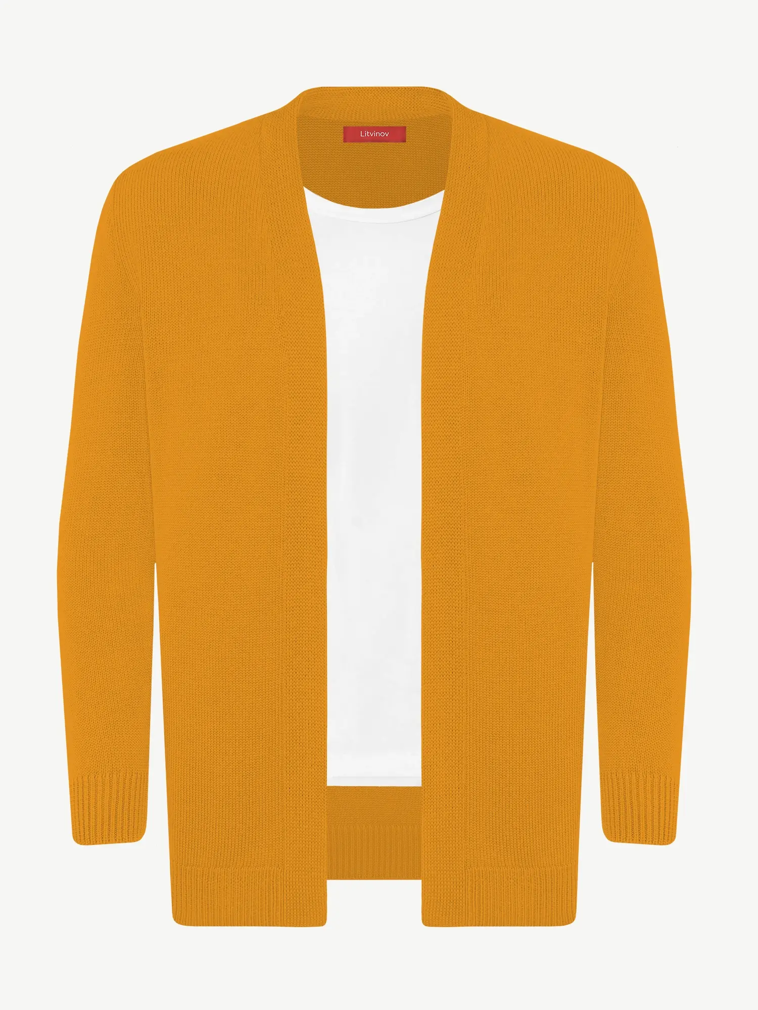 Кардиган с планкой из шелка