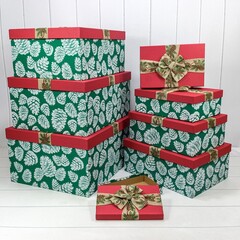 
          Коробка 55 х 45 х 27.5 см Набор 8 шт "Шишки" (Зеленый)