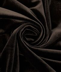 Бархат стрейч, 272 гр/м2, 95% п/э, 5% эластан, 150 см, горький шоколад