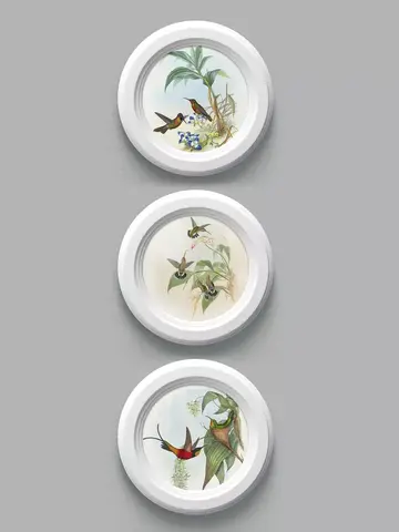 Картины на стену интерьерная на холсте 3 шт 17.5 см