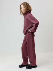 жакет  для девочки  КР 302885/бордовый 1411 к653