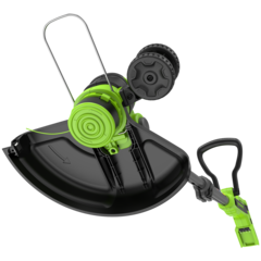 Триммер Greenworks G24LT301K4 24V (30 см) аккумуляторный, с АКБ 4 А/ч и ЗУ