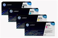 Комплект оригинальных картриджей HP 307A CE740A, CE741A, CE742A, CE743A для HP Color LaserJet CP5220/ CP5225