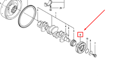123946-21660 V-PULLEY, CRANKSHAFT