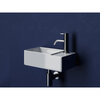 Ceramica Nova Element CN5045 Умывальник подвесной прямоугольный (чаша слева, отверстие под смеситель справа), 39.5x22, цвет: белый