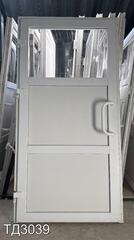 Дверь пластиковая входная Б/У 2040(в) x 1040(ш)