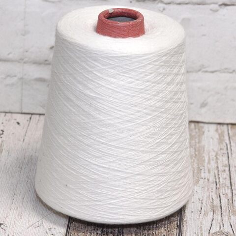 Хлопок с кашемиром (15%) IAFIL SEACASHMERE 2/48 белый молочный