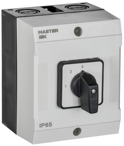 Перекл. кулачк. в боксе станд. рук. 10А сх. 82 MASTER IEK