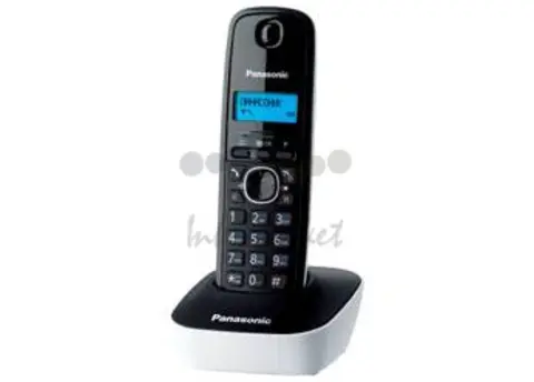 Радио-телефон Dect Panasonic KX-TG1611RUW белый/черный АОН
