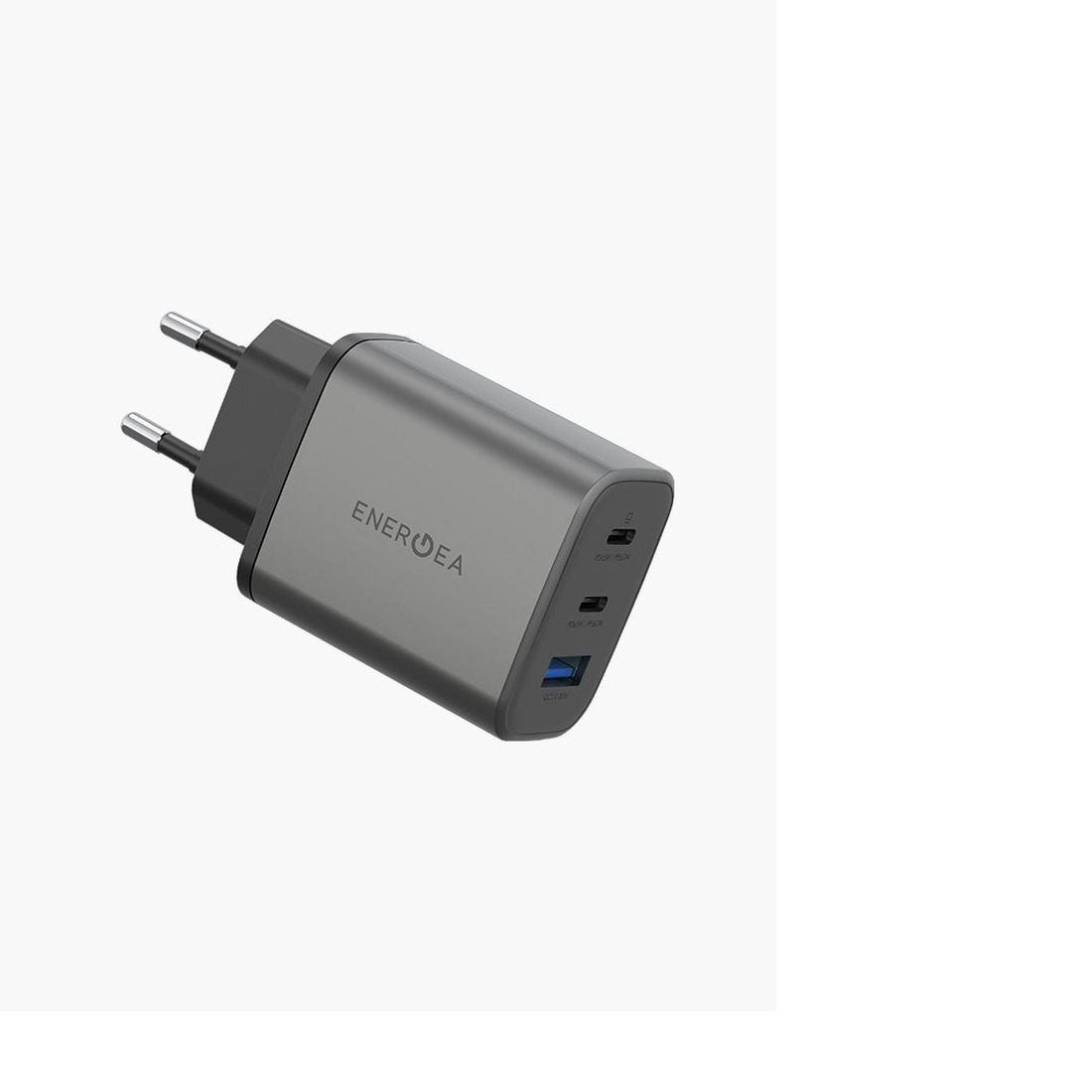 Сетевое зарядное устройство Energea AmpCharge 65W, Темно-серый | Gunmetal