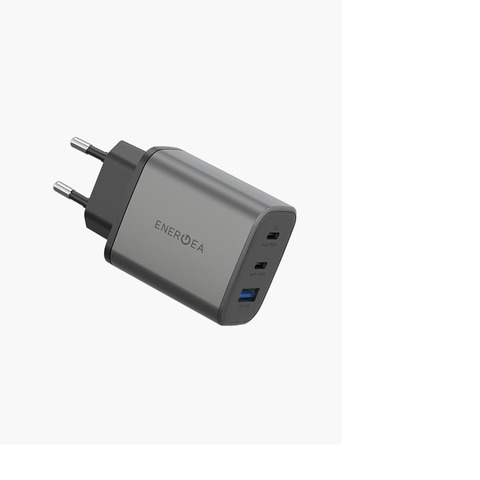 Сетевое зарядное устройство Energea AmpCharge 65W, Темно-серый | Gunmetal