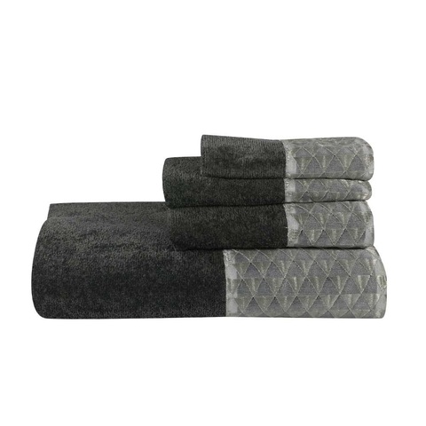 Полотенце 41х76 Avanti Diamonte черное