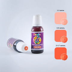 Краситель гелевый пищевой Персик 20 г Kreda