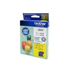 Картридж Brother LC-663Y yellow для Brother MFC-J2320, Brother MFC-J2720 (550 стр)