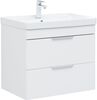 Aquanet 310145 Тумба Ирис new 70 подвесная 2 ящ. цв. белый глянец (310145)